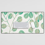Silver Dollar Eucalyptus - Mint Palette Desk Mat Gallery Image 1