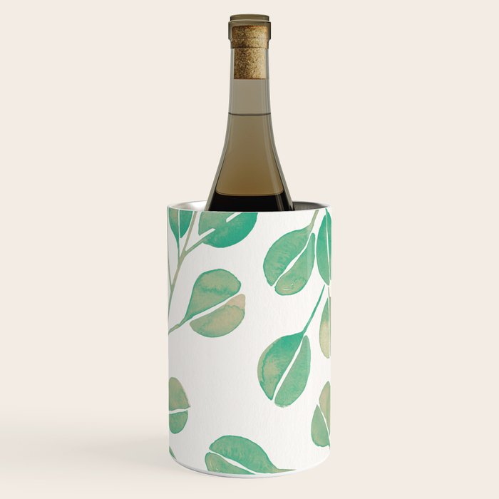 Silver Dollar Eucalyptus - Mint Palette Wine Chiller Gallery Image 1
