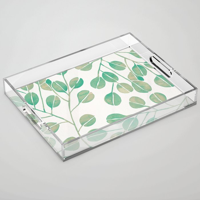 Silver Dollar Eucalyptus - Mint Palette Acrylic Tray Gallery Image 1