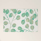 Silver Dollar Eucalyptus - Mint Palette Welcome Mat Gallery Image 1
