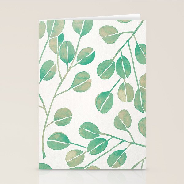 Silver Dollar Eucalyptus - Mint Palette Stationery Card Gallery Image 2