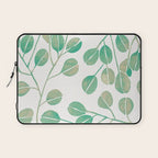 Silver Dollar Eucalyptus - Mint Palette Laptop Sleeve Gallery Image 1
