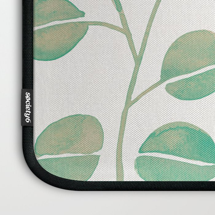 Silver Dollar Eucalyptus - Mint Palette Laptop Sleeve Gallery Image 3