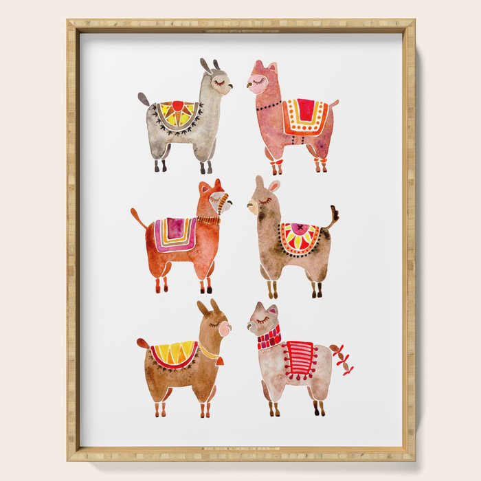 Alpacas Serving Tray Gallery Image 1