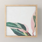 Pink Leaves II Mini Art Print Gallery Image 1