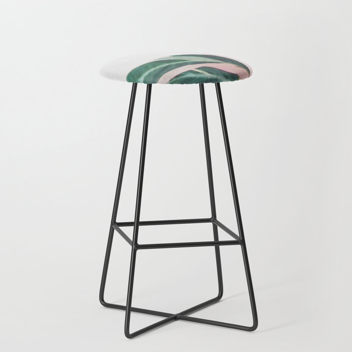 Pink Leaves II Stool Gallery Image 1