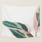 Pink Leaves II Wall Tapestry Gallery Image 4