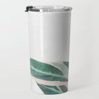 Pink Leaves II Travel Mug Gallery Image 3