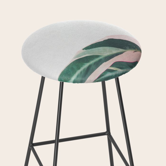 Pink Leaves II Stool Gallery Image 2