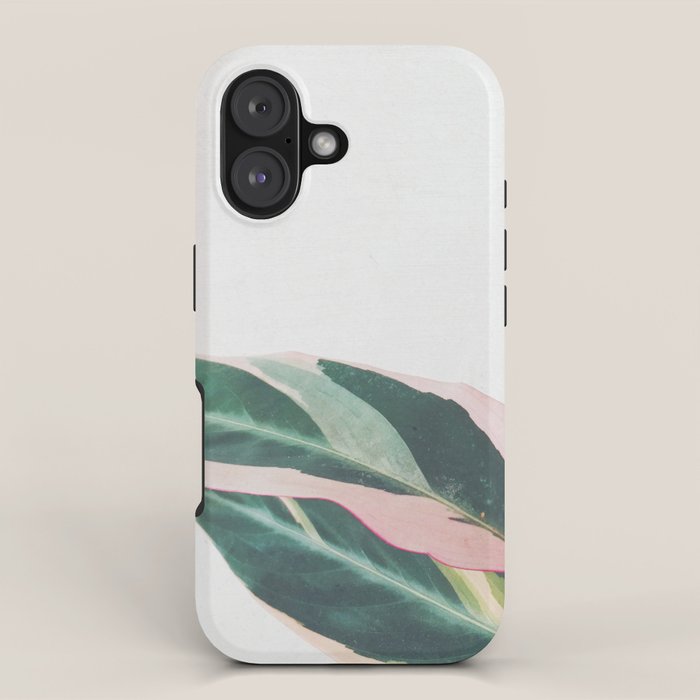 Pink Leaves II iPhone Case Gallery Image 1