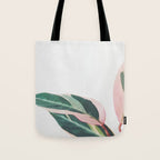 Pink Leaves II Tote Bag Gallery Image 1