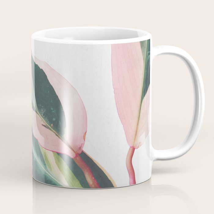Pink Leaves II Coffee Mug Gallery Image 1