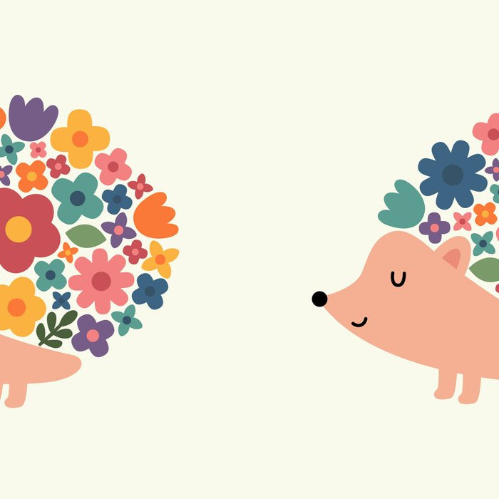 Floral Hedgehog Coffee Mug Gallery Image 2