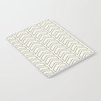 Navy Blue and White Chevron Geometric Pattern Notebook Gallery Image 2