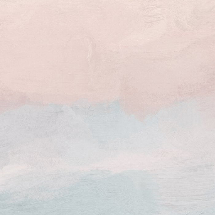 Soothing Seas III - Soft Pink Blue Sunrise Horizon Ocean for Nursery Abstract Coastal Painting Art Coffee Mug Gallery Image 2