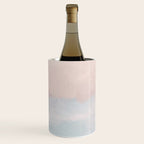 Soothing Seas III - Soft Pink Blue Sunrise Horizon Ocean for Nursery Abstract Coastal Painting Art Wine Chiller Gallery Image 1