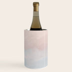 Soothing Seas III - Soft Pink Blue Sunrise Horizon Ocean for Nursery Abstract Coastal Painting Art Wine Chiller Gallery Image 3
