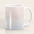 Soothing Seas III - Soft Pink Blue Sunrise Horizon Ocean for Nursery Abstract Coastal Painting Art Coffee Mug Gallery Image 1