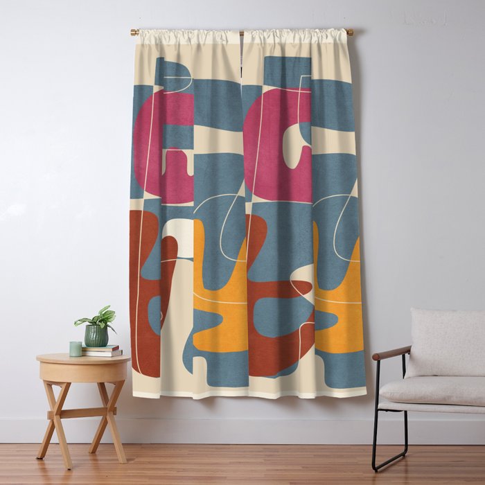 Organic Rhythms 5 Window Curtain Gallery Image 5