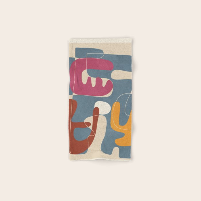 Organic Rhythms 5 Bath Towel Gallery Image 1