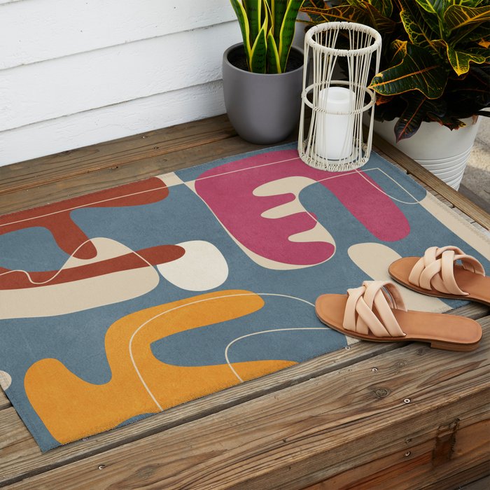 Organic Rhythms 5 Outdoor Rug Gallery Image 2