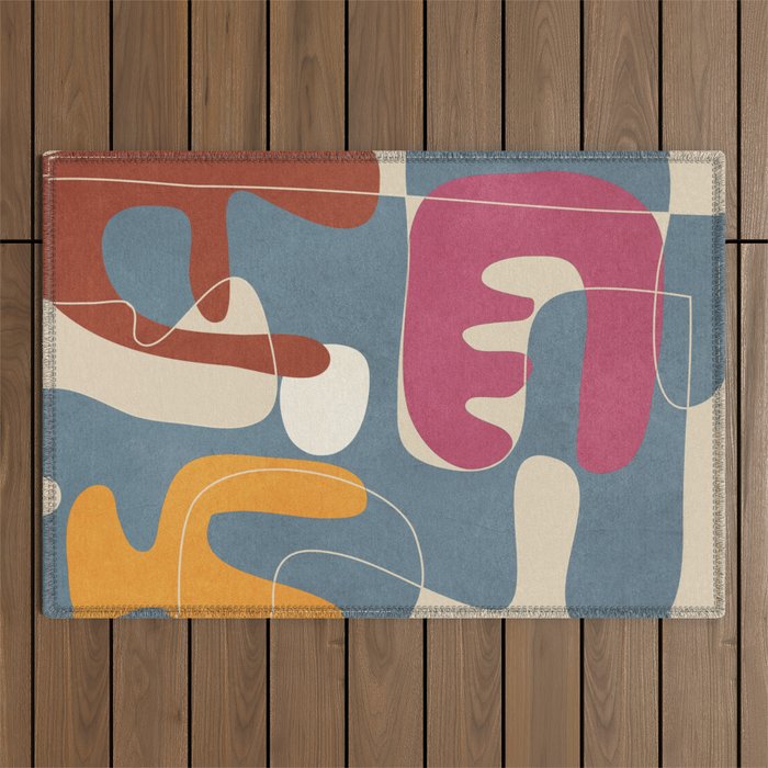Organic Rhythms 5 Outdoor Rug Gallery Image 1