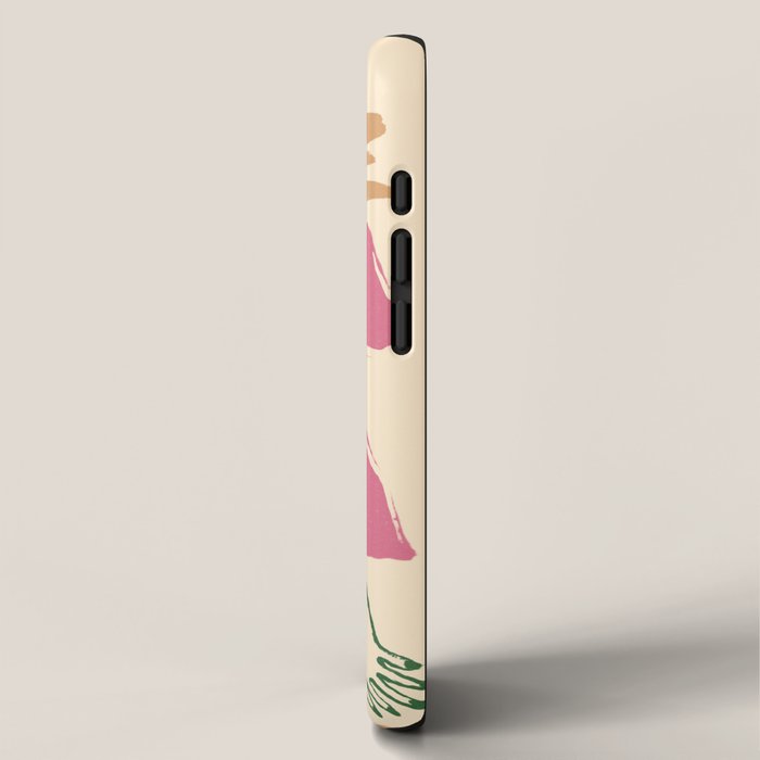 Girl With A Pink Bow iPhone Case Gallery Image 2