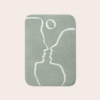 Abstract Couple Bath Mat Gallery Image 1