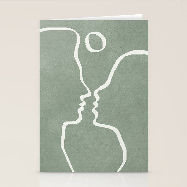 Abstract Couple Stationery Card Gallery Image 2