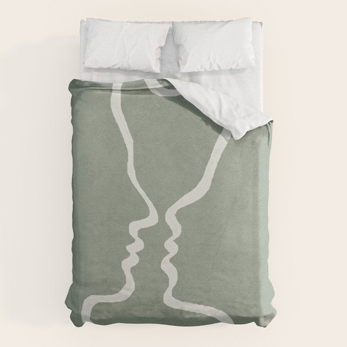 Abstract Couple Duvet Cover Gallery Image 6