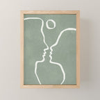 Abstract Couple Mini Art Print Gallery Image 1