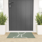 Abstract Couple Welcome Mat Gallery Image 3