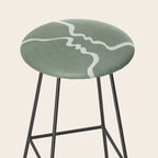 Abstract Couple Stool Gallery Image 2