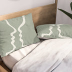 Abstract Couple Pillow Sham Gallery Image 2