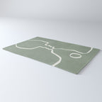 Abstract Couple Rug Gallery Image 3