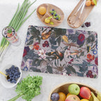 Floral and Birds XL Cutting Board Gallery Image 2