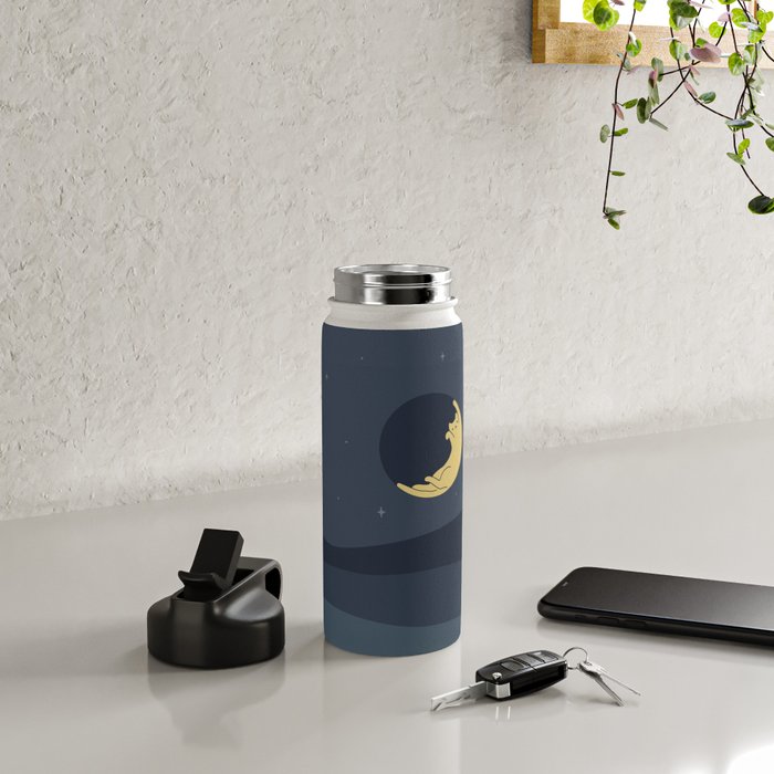 Cat Landscape 89 Water Bottle Gallery Image 4
