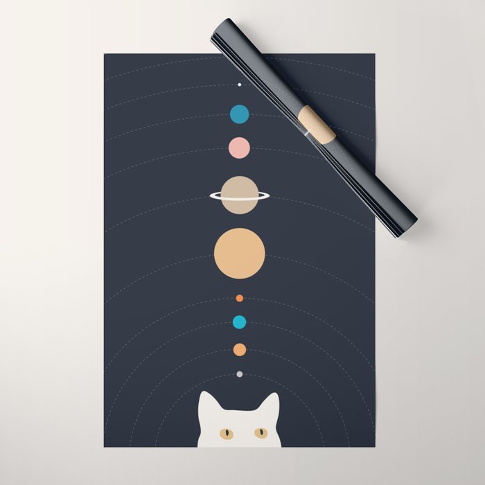 Cat Landscape 125 Wrapping Paper Gallery Image 1