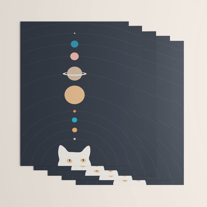 Cat Landscape 125 Wrapping Paper Gallery Image 3