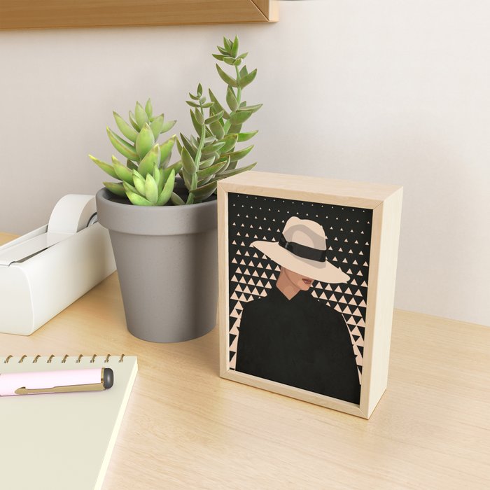In love with the silence 2 Mini Art Print Gallery Image 2