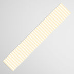 Classic Small Buttercup Yellow Pastel Butter French Mattress Ticking Double Stripes Table Runner Gallery Image 3