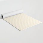 Classic Small Buttercup Yellow Pastel Butter French Mattress Ticking Double Stripes Yoga Mat Gallery Image 2