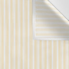 Classic Small Buttercup Yellow Pastel Butter French Mattress Ticking Double Stripes Wall Tapestry Gallery Image 3