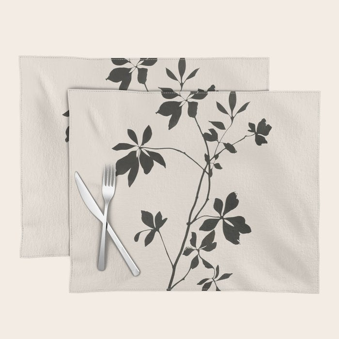 Botanical Silhouette I Placemat Gallery Image 1