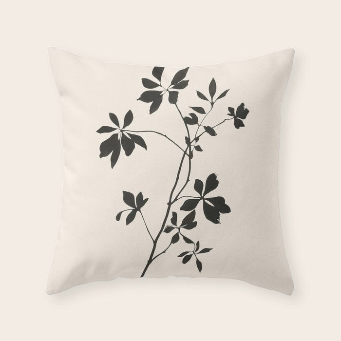 Botanical Silhouette I Throw Pillow Gallery Image 6