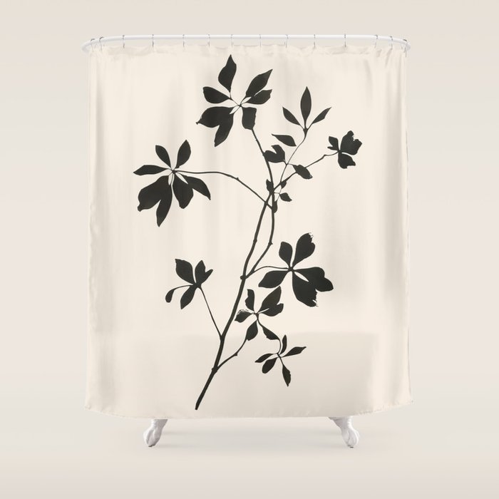 Botanical Silhouette I Shower Curtain Gallery Image 1