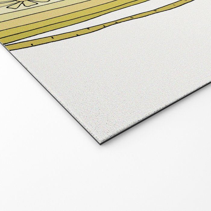 the sun will come up // retro surf art by surfy birdy Welcome Mat Gallery Image 2