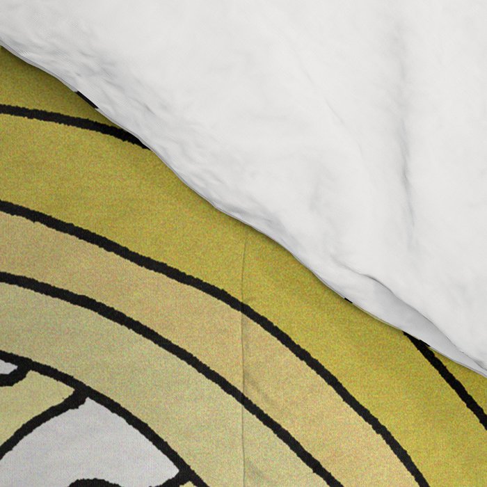 the sun will come up // retro surf art by surfy birdy Comforter Gallery Image 4