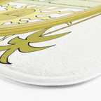the sun will come up // retro surf art by surfy birdy Bath Mat Gallery Image 3