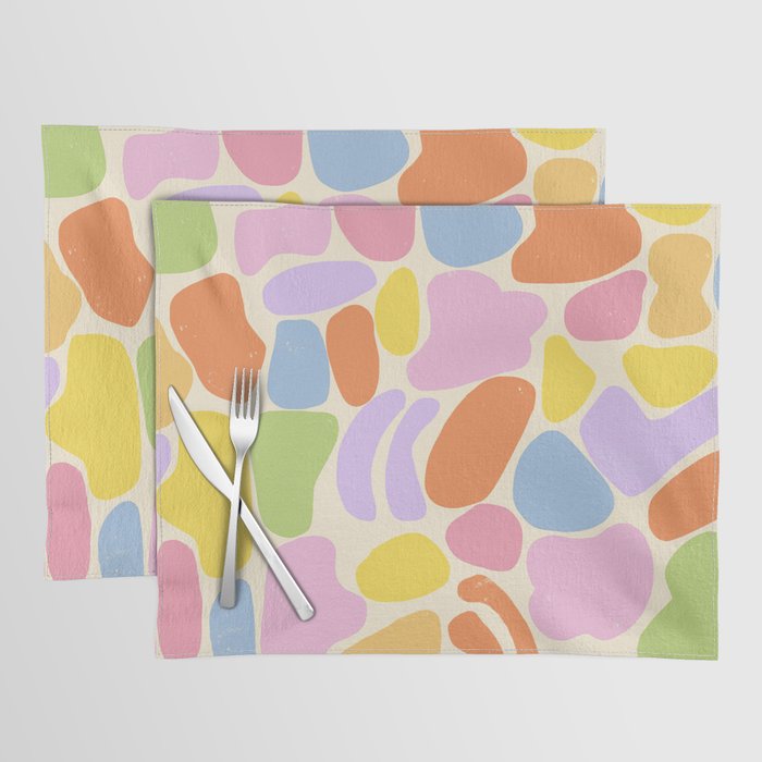Pastel stones Placemat Gallery Image 1